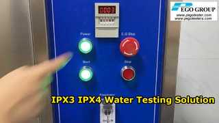 Thiết bị kiểm tra mưa IEC60529 IPX3 và IPX4 với vòi phun cầm tay