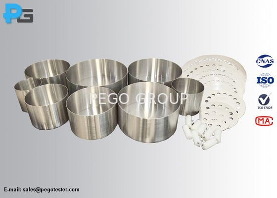 EN 60350-2 Compliant Stainless Steel Standardized Cookware for Energy Measurement with Cylindrical Design
