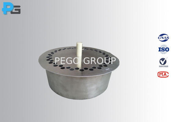 IEC60350-2 AISI430 Bình thử nghiệm bằng thép không gỉ 220mm với nắp nhôm
