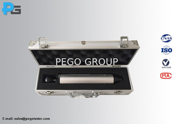 IK04 Thiết bị thử nghiệm va chạm bằng búa xuân với năng lượng va chạm 0,5J và đầu búa polyamide phù hợp với IEC60320-1