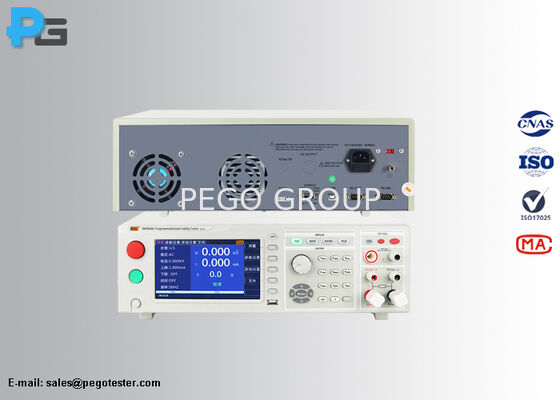 Máy kiểm tra an toàn tự động có thể lập trình với thiết bị 4 trong 1, màn hình TFT 7 inch và giao diện PLC cho kiểm tra điện toàn diện