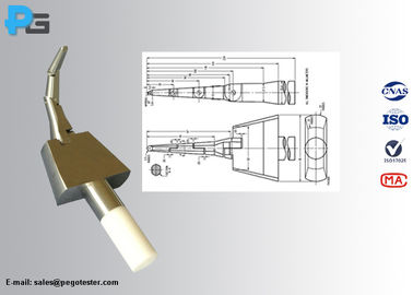 Đầu dò ngón tay thử nghiệm khớp nối UL506 PA100A Thứ ba - Giấy chứng nhận phòng thí nghiệm cho quạt Blade
