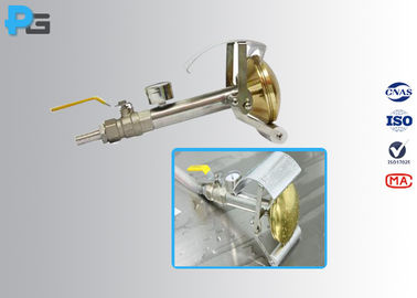 Vòi phun nước Thiết bị kiểm tra IP IEC60529 IPX3 / IPX4 với đầu phun nước bằng đồng thau
